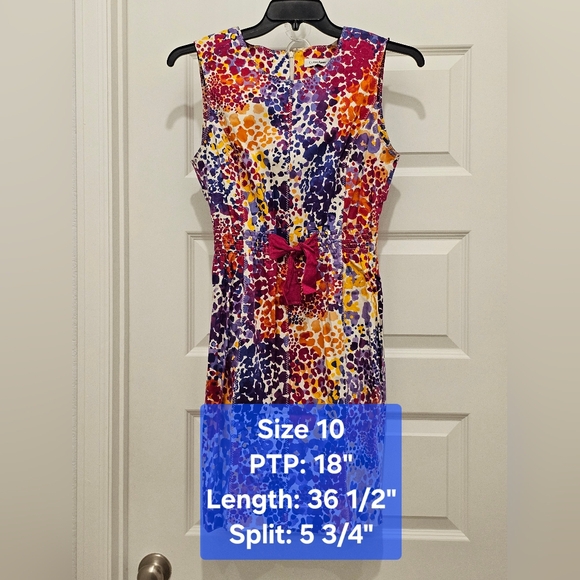 Calvin Klein Dresses & Skirts - Calvin Klein Multi-color Sleeveless Dress, EUC, Size 10
